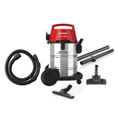 Buitinis/statybinis dulkių siurblys HEINNER 21L HVC-MWD1400RD, 1400W 1