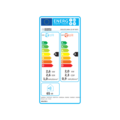 Mobilus oro kondicionierius Olimpia Slendid Dolceclima 10 HP WiFi 4