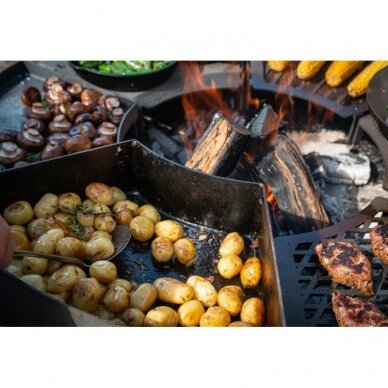 Modulinės Remundi kepsninės keptuvės su sienele modulis 1 Modulinės Remundi kepsninės keptuvės su sienele modulis 1