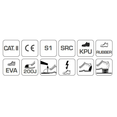 Moteriški darbiniai batai, SRC, S1, dydis 40 2 Moteriški darbiniai batai, SRC, S1, dydis 40 2