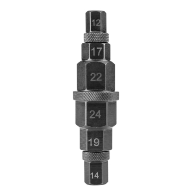 Motociklo ašies įrankis "6-in-1 5 Motociklo ašies įrankis "6-in-1 5