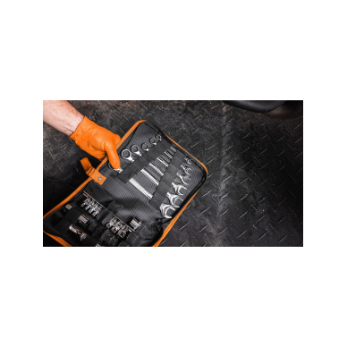 Motociklo įrankių rinkinys - 25 vnt. - minkštas dėklas 3 Motociklo įrankių rinkinys - 25 vnt. - minkštas dėklas 3