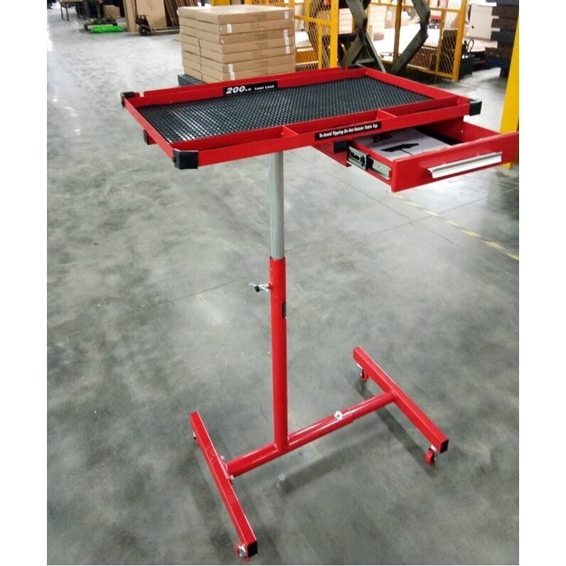 Mobilus reguliuojamas teleskopinis stalas | su stalčiumi (WT001) 3 Mobilus reguliuojamas teleskopinis stalas | su stalčiumi (WT001) 3