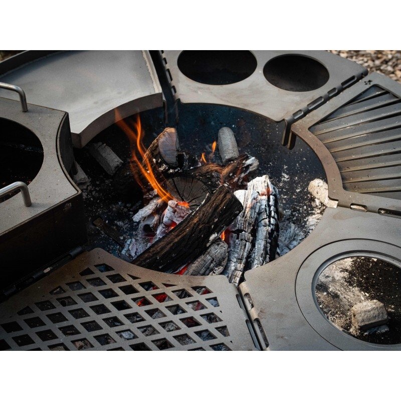 Modulinės Remundi kepsninės deimanto rašto grotelių modulis 3 Modulinės Remundi kepsninės deimanto rašto grotelių modulis 3