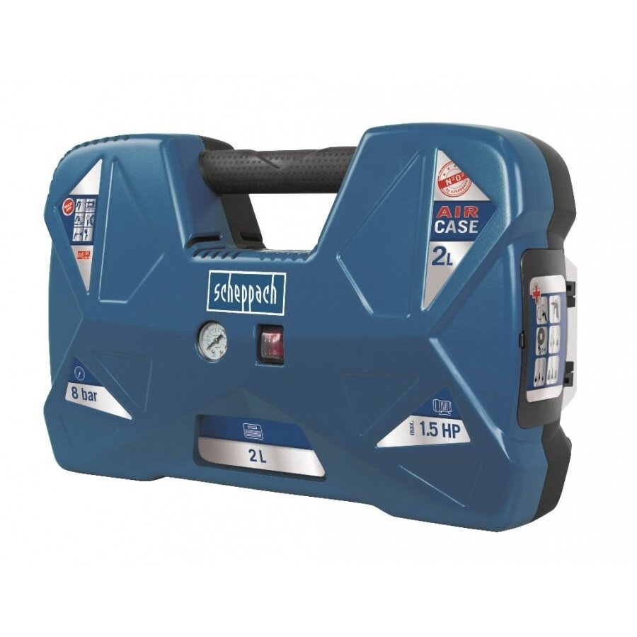Mobilus kompresorius AIR CASE oil free, Scheppach 1 Mobilus kompresorius AIR CASE oil free, Scheppach 1