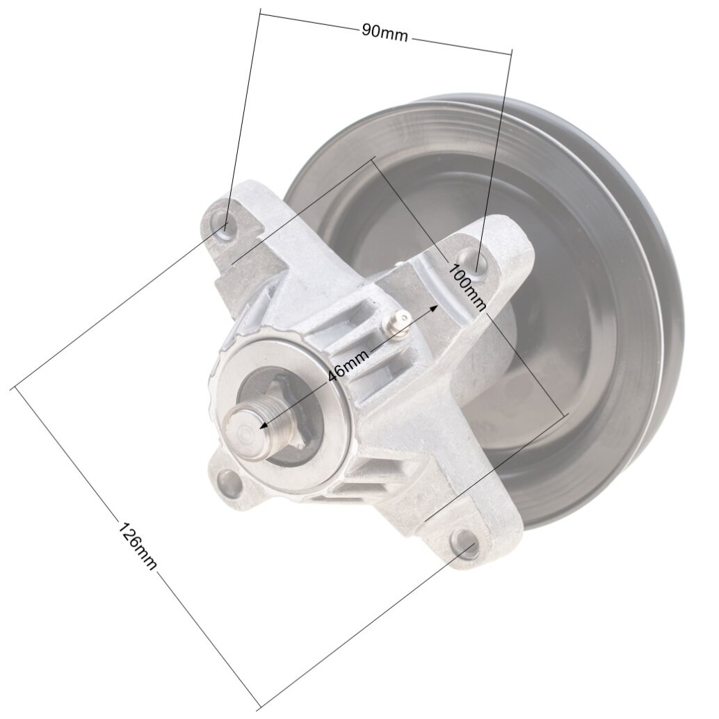 MTD Cub Cadet vejapjovės adapteris su skriemuliu 2 MTD Cub Cadet vejapjovės adapteris su skriemuliu 2