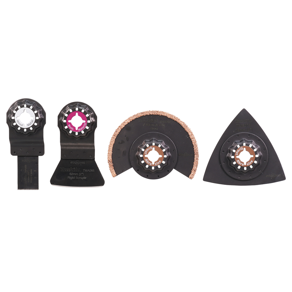 MULTITOOL priedų rinkinys Makita B-67496, 4 vnt. 1 MULTITOOL priedų rinkinys Makita B-67496, 4 vnt. 1