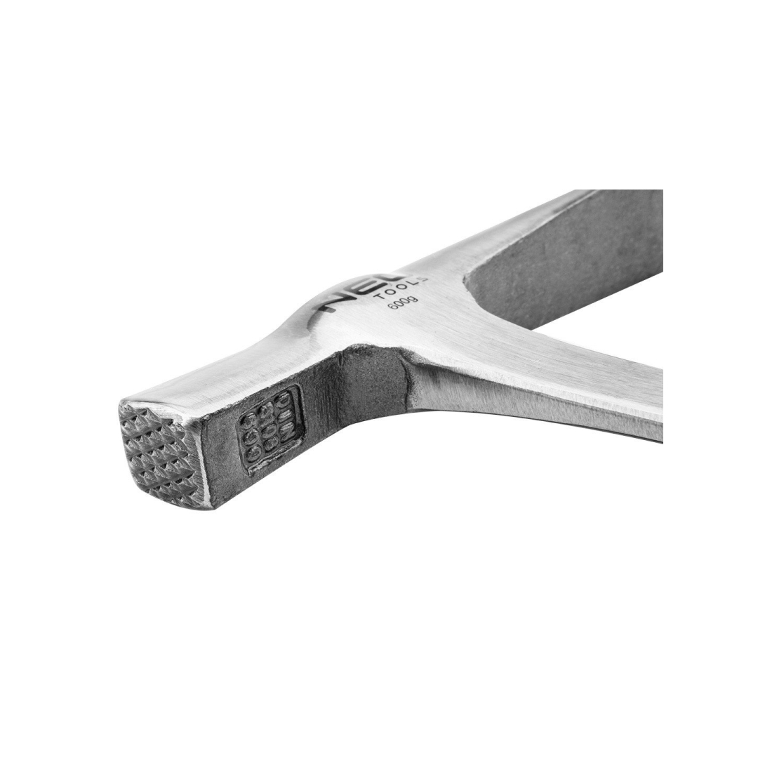 Mūrinis plaktukas (siauras) 600 g, monoblokas, bimaterialinė rankena 4 Mūrinis plaktukas (siauras) 600 g, monoblokas, bimaterialinė rankena 4