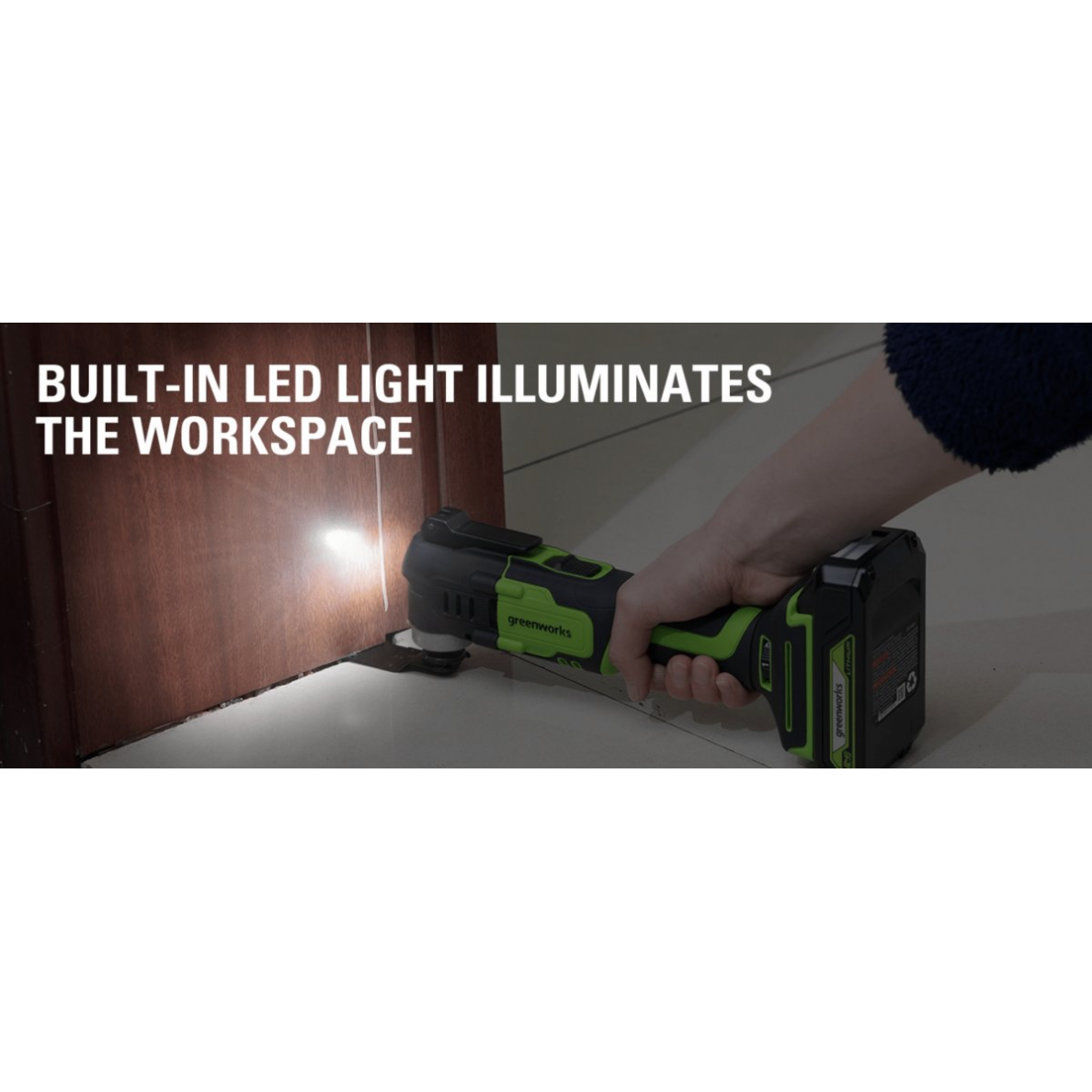 Akumuliatorinis daugiafunkcinis įrankis Greenworks G24MT, 24 V, (tik įrankis) 4