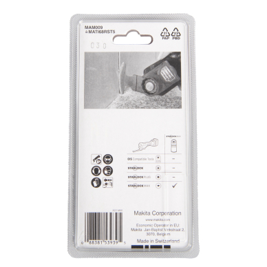 Multitool HM segmentiniai ašmenys Makita B-66494, 68 mm 3 Multitool HM segmentiniai ašmenys Makita B-66494, 68 mm 3