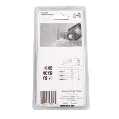 MULTITOOL segmentiniai apvalūs ašmenys Makita B-66525, 68mm 3 MULTITOOL segmentiniai apvalūs ašmenys Makita B-66525, 68mm 3