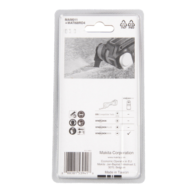 MULTITOOL segmentiniai apvalūs ašmenys Makita B-66519, 68mm MAM011, DIAMOND, STARLOCK MAX 2 MULTITOOL segmentiniai apvalūs ašmenys Makita B-66519, 68mm MAM011, DIAMOND, STARLOCK MAX 2