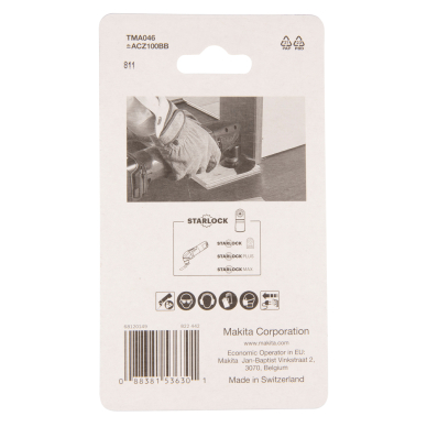 Multitool segmentiniai ašmenys Makita B-64808, 100mm 1 Multitool segmentiniai ašmenys Makita B-64808, 100mm 1