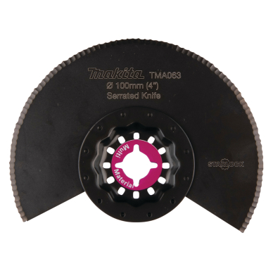 Multitool segmentiniai ašmenys Makita B-64967, 100mm Multitool segmentiniai ašmenys Makita B-64967, 100mm