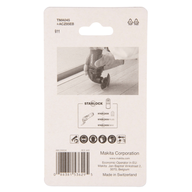 Multitool segmentiniai ašmenys Makita B-64799, 85mm 1 Multitool segmentiniai ašmenys Makita B-64799, 85mm 1