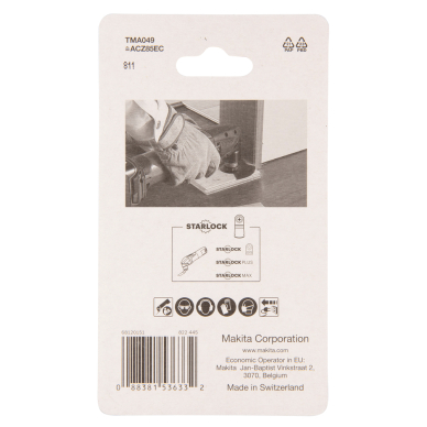 Multitool segmentiniai ašmenys Makita B-64836, 85mm 1 Multitool segmentiniai ašmenys Makita B-64836, 85mm 1