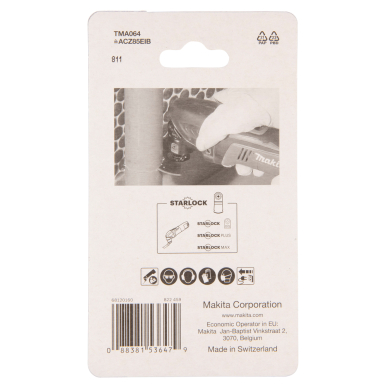 Multitool segmentiniai ašmenys Makita B-64973, 85mm 1 Multitool segmentiniai ašmenys Makita B-64973, 85mm 1