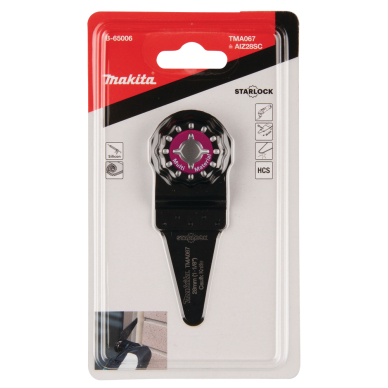 MULTITOOL smailus priedas (langų glaistui, silikono pjovimui) Makita B-65006 1 MULTITOOL smailus priedas (langų glaistui, silikono pjovimui) Makita B-65006 1