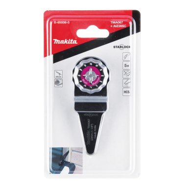 MULTITOOL smailus priedas (langų glaistui, silikono pjovimui) Makita B-65006-5 2 MULTITOOL smailus priedas (langų glaistui, silikono pjovimui) Makita B-65006-5 2