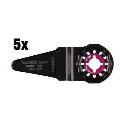 MULTITOOL smailus priedas (langų glaistui, silikono pjovimui) Makita B-65006-5 MULTITOOL smailus priedas (langų glaistui, silikono pjovimui) Makita B-65006-5