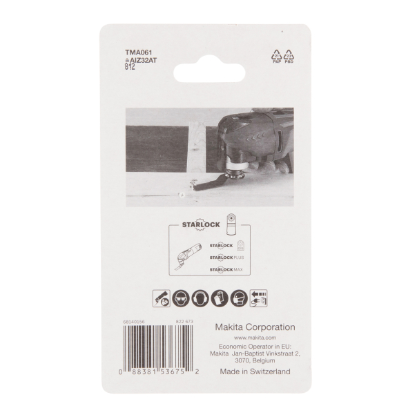 Įpjaunamasis pjūklelis Makita B-64951-5, 32mm 3 Įpjaunamasis pjūklelis Makita B-64951-5, 32mm 3