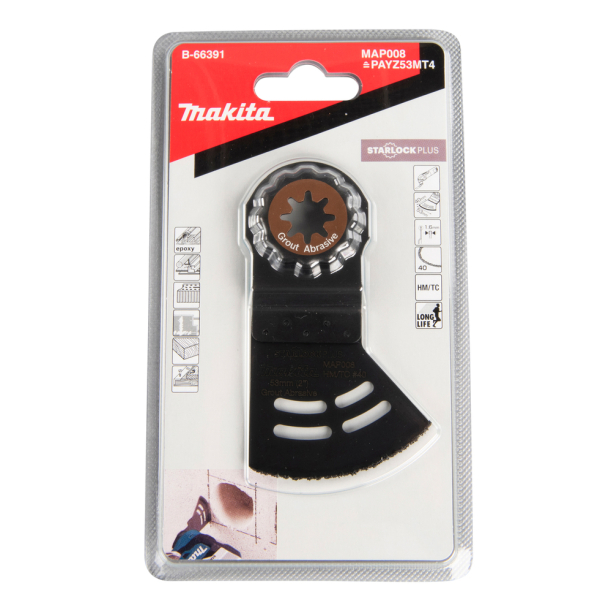 Multitool segmentiniai ašmenys Makita B-66391, HM 85mm 1 Multitool segmentiniai ašmenys Makita B-66391, HM 85mm 1