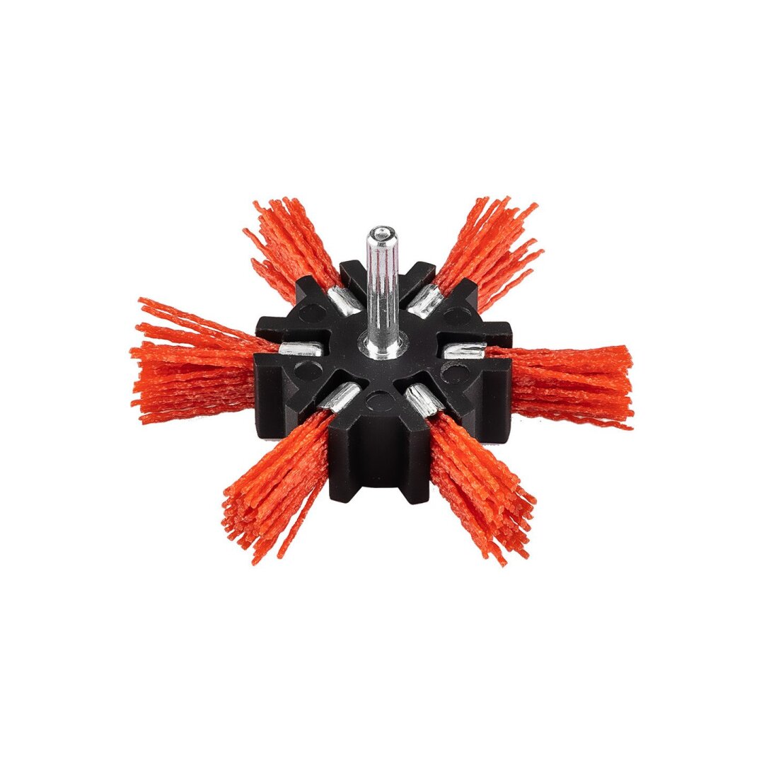 nailono šepetys, 100 mm, su 6 mm nailono šepetys, 100 mm, su 6 mm