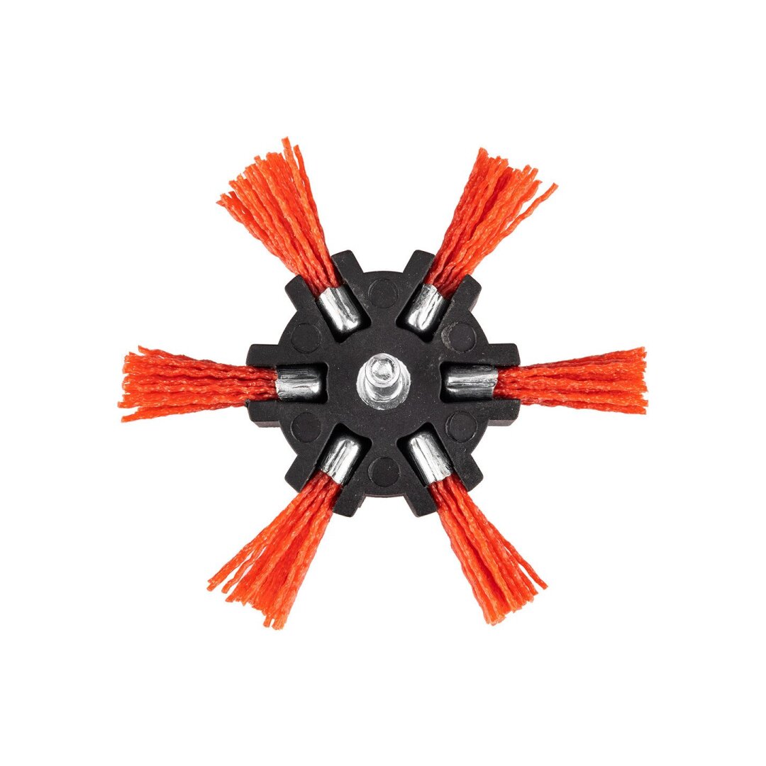 nailono šepetys, 100 mm, su 6 mm 3 nailono šepetys, 100 mm, su 6 mm 3