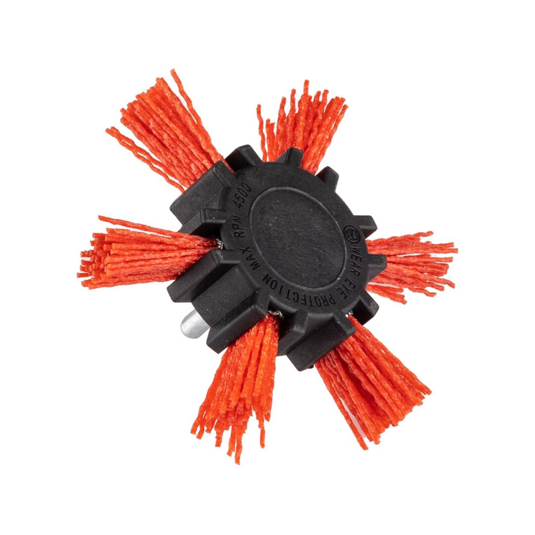 nailono šepetys, 100 mm, su 6 mm 4