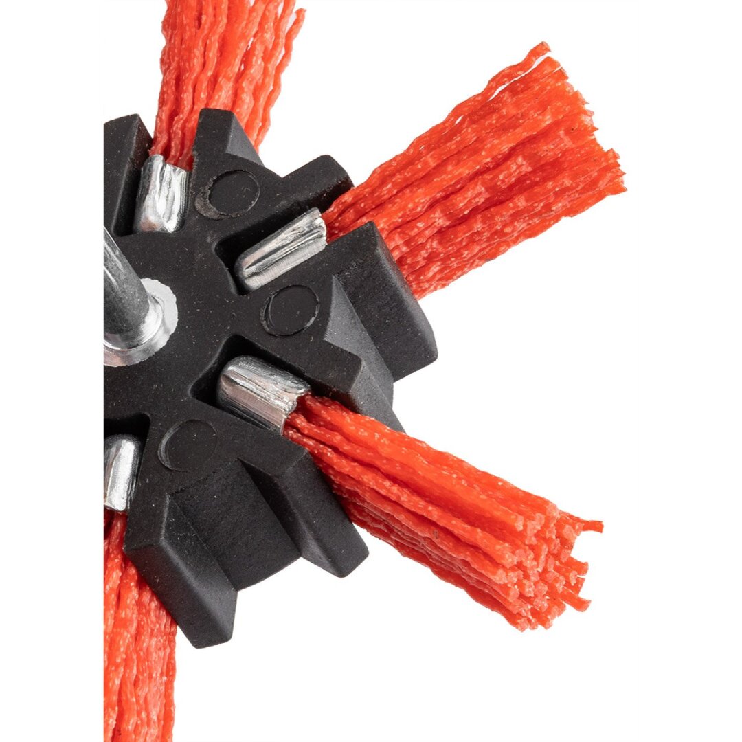 nailono šepetys, 100 mm, su 6 mm 6 nailono šepetys, 100 mm, su 6 mm 6