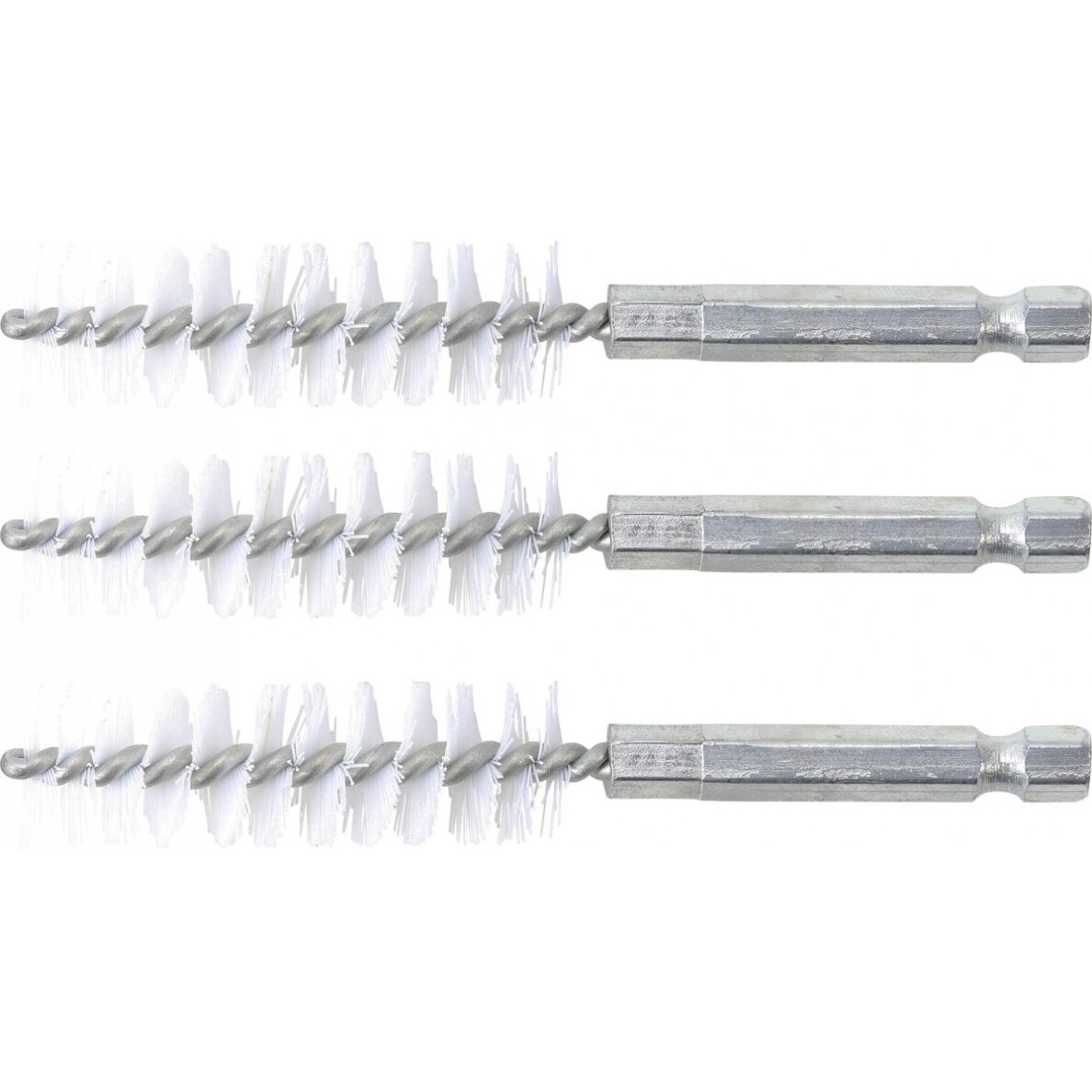 Nailono šepečiai vamzdeliams | 15 mm | 6,3 mm (1/4") | 3 vnt. (3078-15-N) Nailono šepečiai vamzdeliams | 15 mm | 6,3 mm (1/4") | 3 vnt. (3078-15-N)