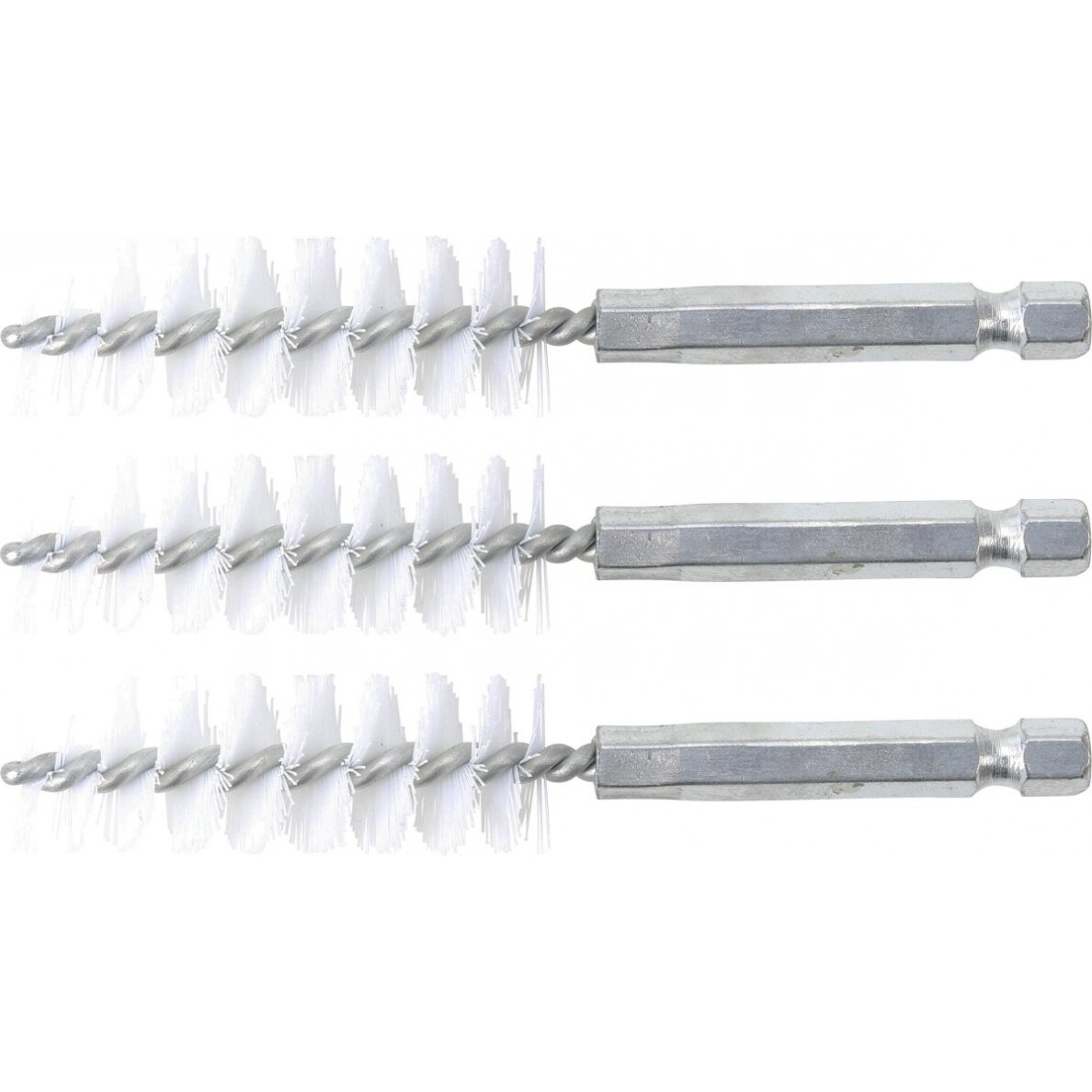 Nailono šepečiai vamzdeliams | 16 mm | 6,3 mm (1/4") | 3 vnt. (3078-16-N) Nailono šepečiai vamzdeliams | 16 mm | 6,3 mm (1/4") | 3 vnt. (3078-16-N)