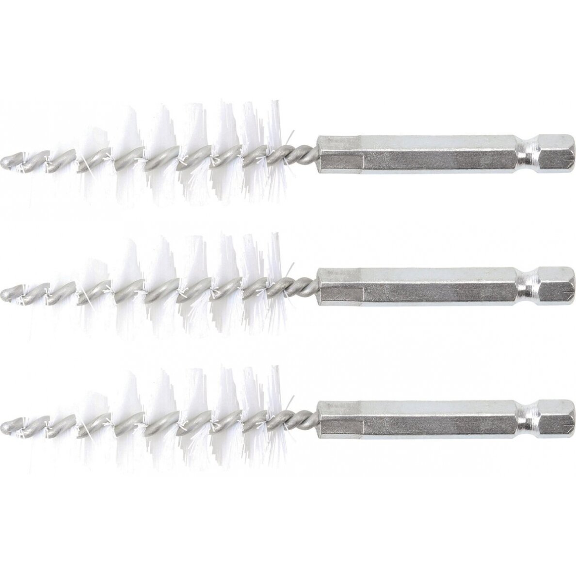 Nailono šepečiai vamzdeliams | 18 mm | 6,3 mm (1/4") | 3 vnt. (3078-18-N)