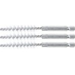 Nailono šepečiai vamzdeliams | 10 mm | 6,3 mm (1/4") | 3 vnt. (3078-10-N)