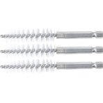 Nailono šepečiai vamzdeliams | 13 mm | 6,3 mm (1/4") | 3 vnt. (3078-13-N)
