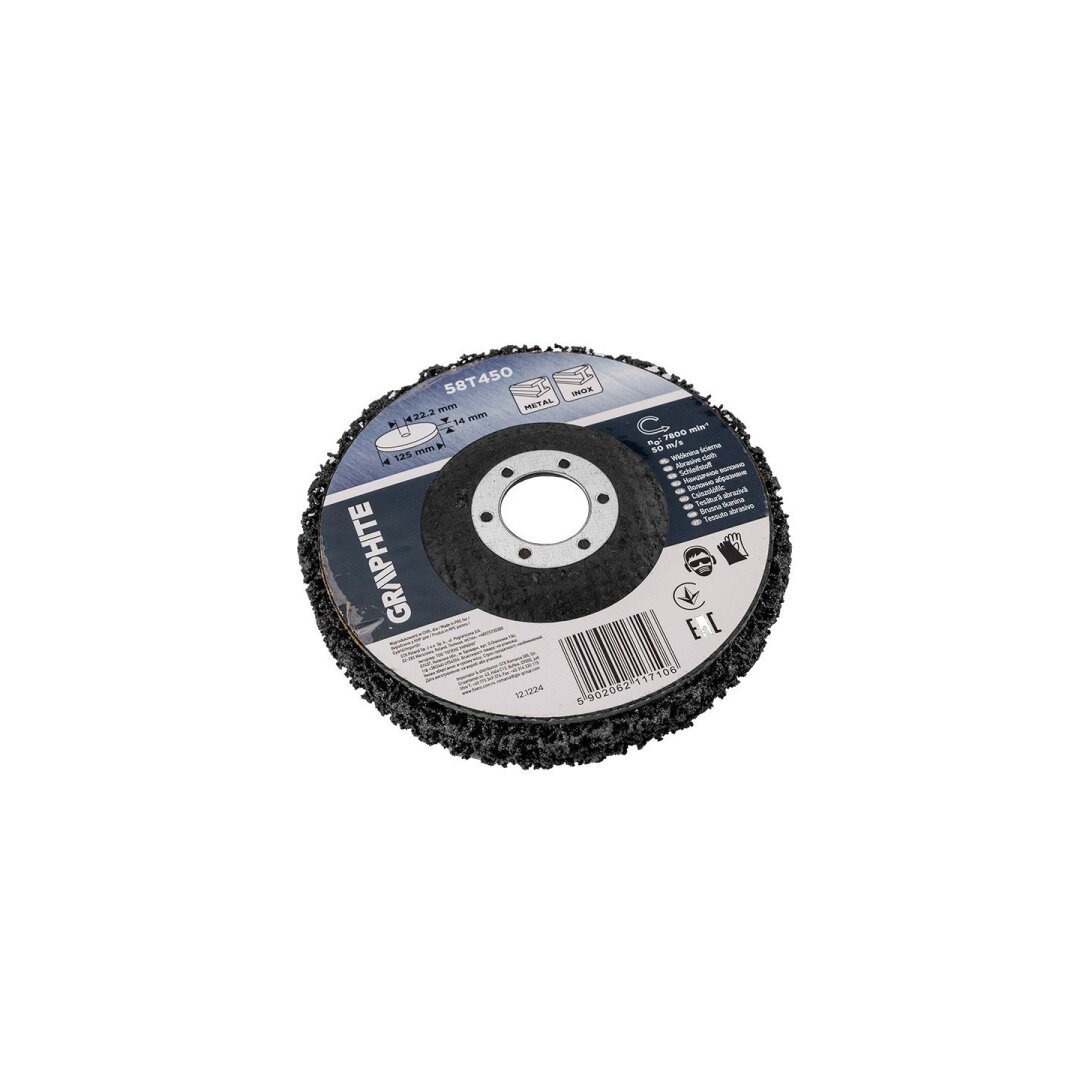 Neaustas abrazyvinis 125 x 14 x 22,2 mm 1 Neaustas abrazyvinis 125 x 14 x 22,2 mm 1