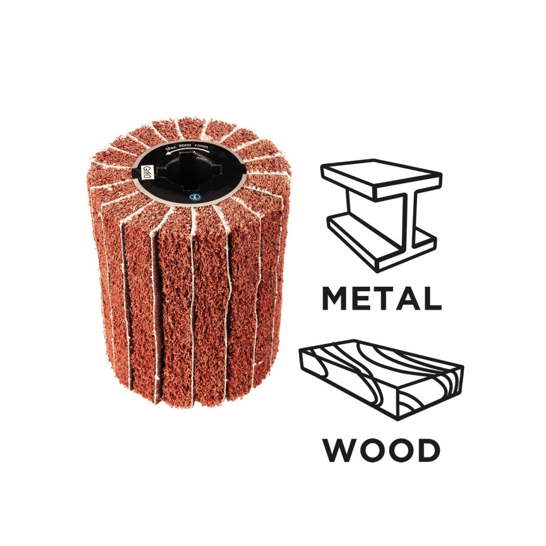 Neaustinis poliravimo volelis satino mašinai 58GE137 6 Neaustinis poliravimo volelis satino mašinai 58GE137 6