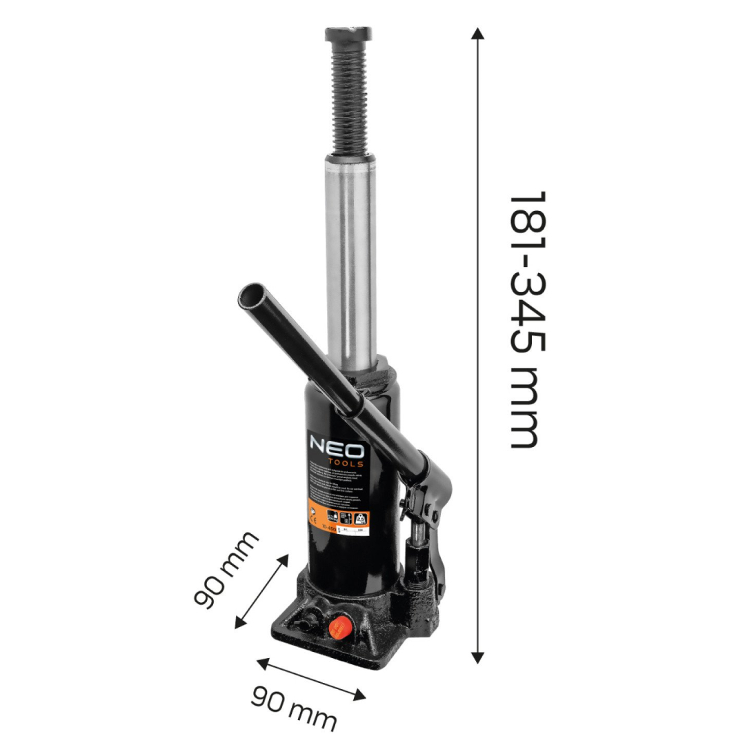 NEO butelinis keltuvas 2t, to 181-345 mm, 2,5kg 8 NEO butelinis keltuvas 2t, to 181-345 mm, 2,5kg 8