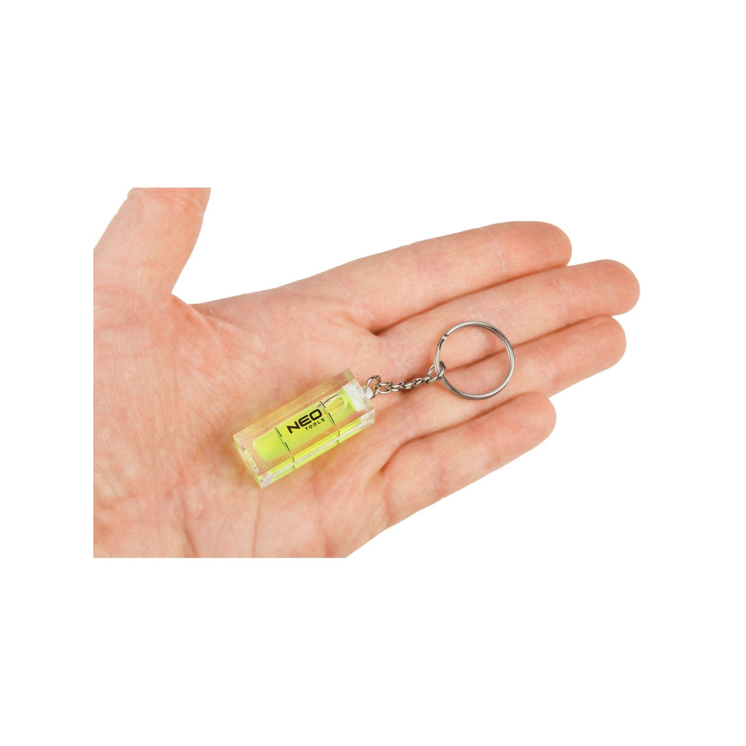 Neo gulsčiukas raktų pakabukas 80mm 8 Neo gulsčiukas raktų pakabukas 80mm 8