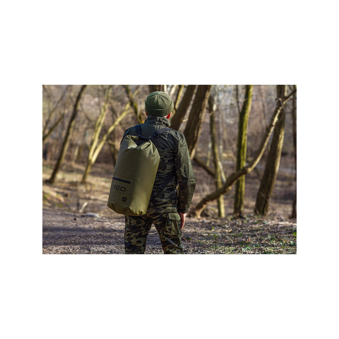 Neperšlampama kuprinė, PVC, 40 l 1 Neperšlampama kuprinė, PVC, 40 l 1