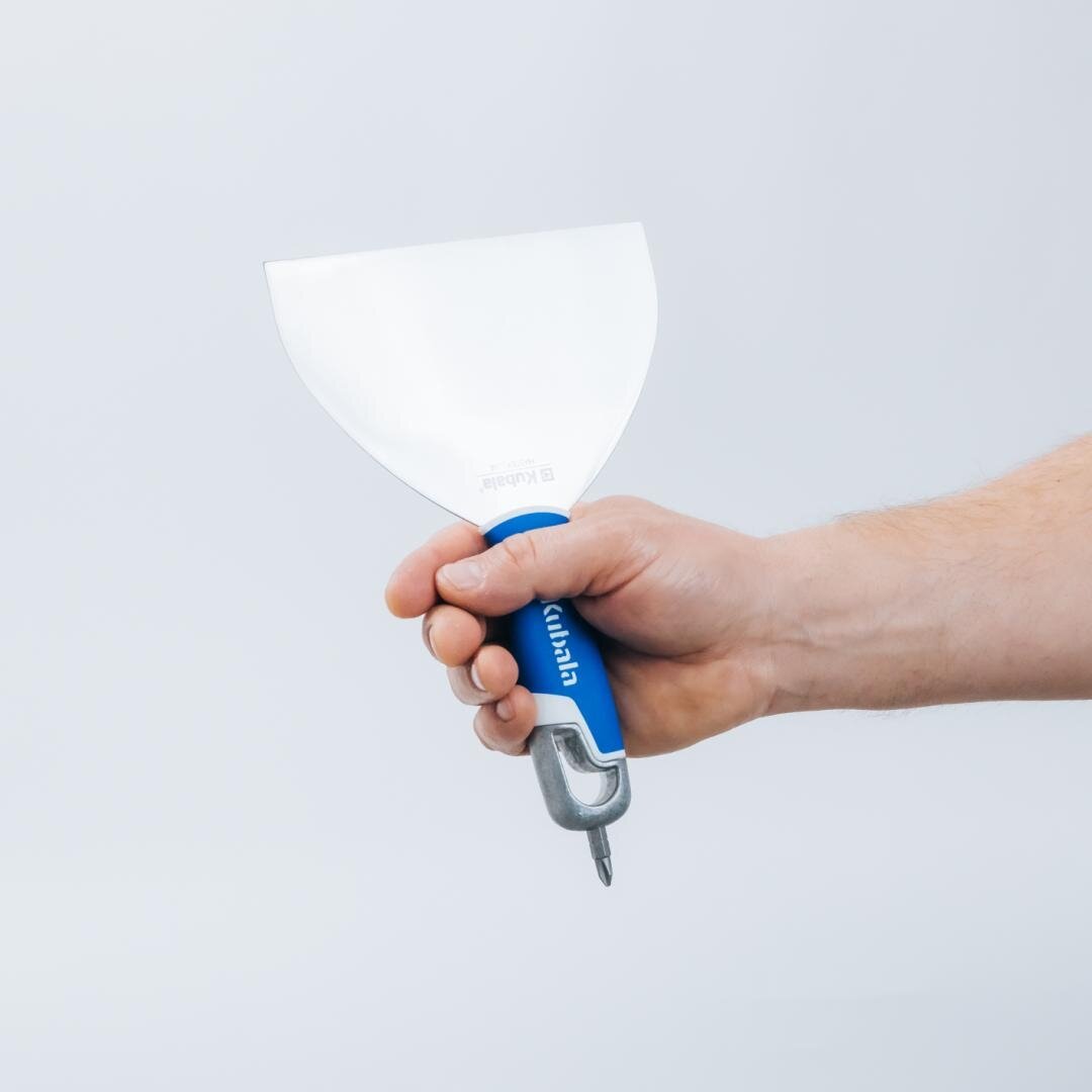 Nerūd. plieno glaistyklė su rankenoje įmontuota sukimo galvute 150 mm. Master Line 3 Nerūd. plieno glaistyklė su rankenoje įmontuota sukimo galvute 150 mm. Master Line 3