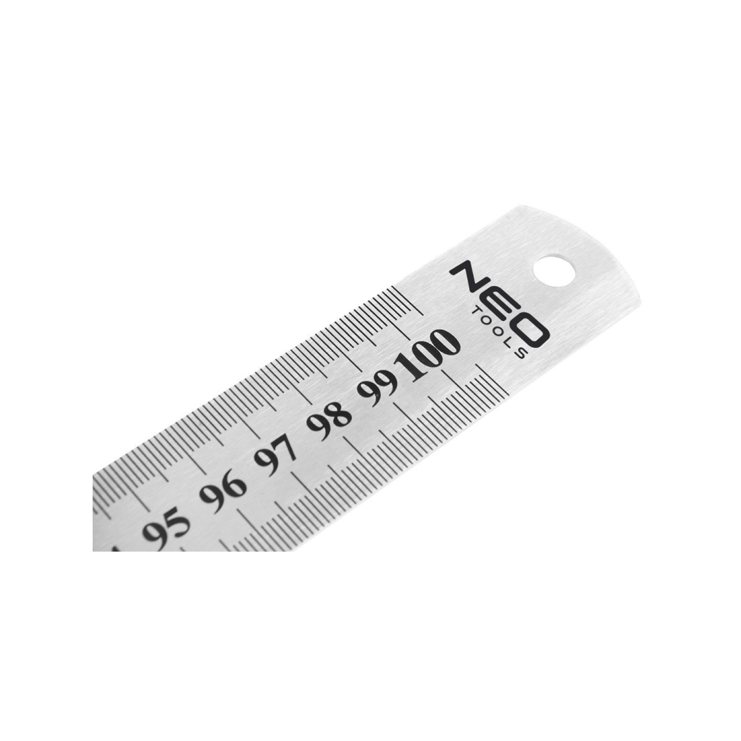 Nerūdijančio plieno liniuotė, 100 cm 6