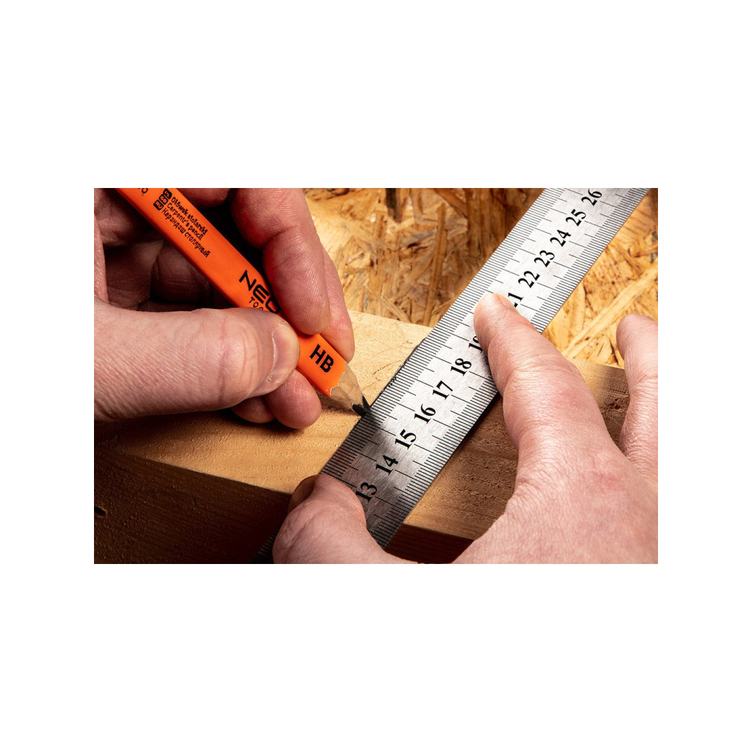 Nerūdijančio plieno liniuotė, 75 cm 2