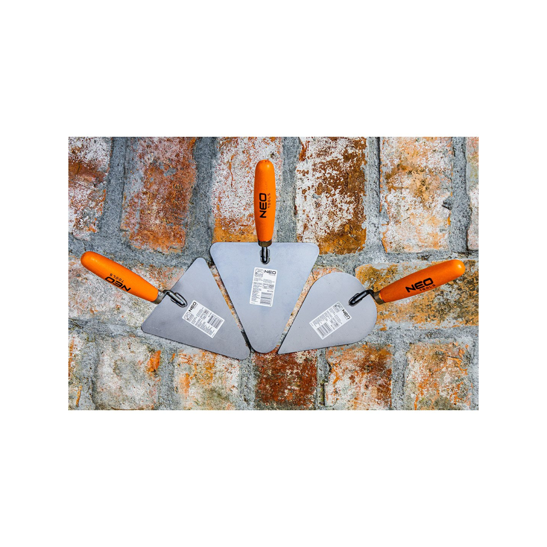 Nerūdijančio plieno plytų mentele 180x180 mm 1 Nerūdijančio plieno plytų mentele 180x180 mm 1