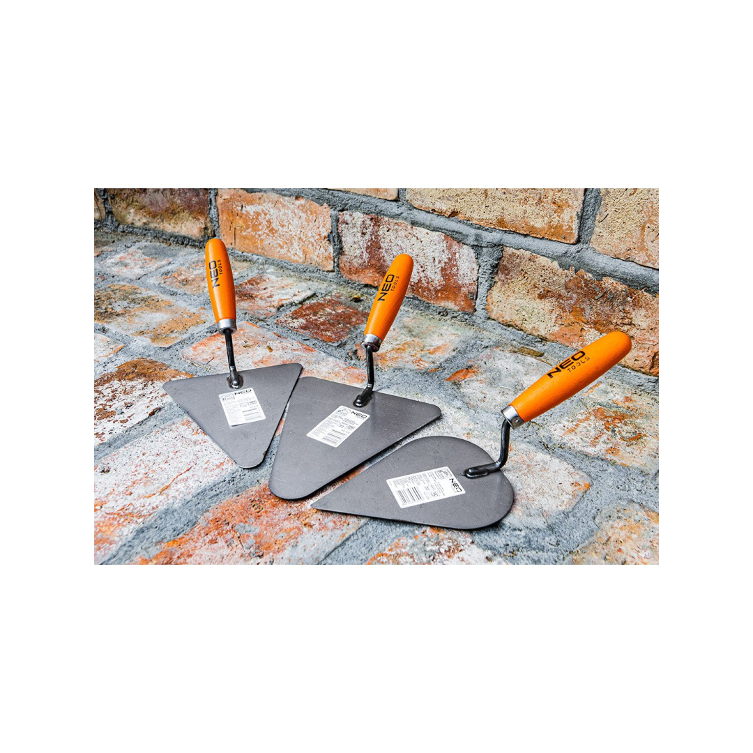 Nerūdijančio plieno plytų mentele 180x180 mm 2 Nerūdijančio plieno plytų mentele 180x180 mm 2