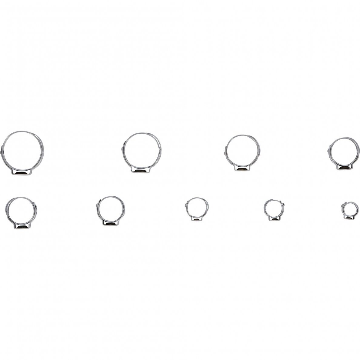 Nerūdijančio plieno žarnų sąvaržų asortimentas | Ø 5.8 - 21 mm | 170 vnt. (14115) 1 Nerūdijančio plieno žarnų sąvaržų asortimentas | Ø 5.8 - 21 mm | 170 vnt. (14115) 1