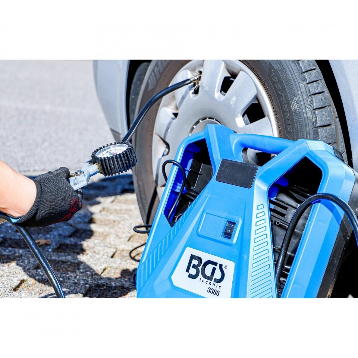 Nešiojamas oro kompresorius BGS-technic, 1100W 1 Nešiojamas oro kompresorius BGS-technic, 1100W 1