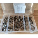 Nerūdijančio plieno žarnų sąvaržų asortimentas | Ø 5.8 - 21 mm | 170 vnt. (H14115) Nerūdijančio plieno žarnų sąvaržų asortimentas | Ø 5.8 - 21 mm | 170 vnt. (H14115)