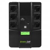 NEPERTRAUKIAMO MAITINIMO ŠALTINIS (UPS) Green Cell ® UPS AiO 800VA LCD (UPS07)