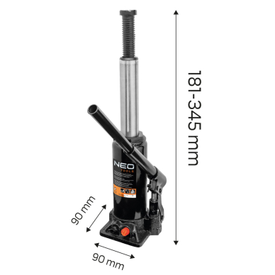 NEO butelinis keltuvas 2t, to 181-345 mm, 2,5kg 8